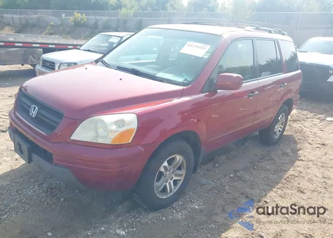 2004 Honda Pilot Ex-L z USA, uszkodzony, nr VIN 2HKYF18624H525974